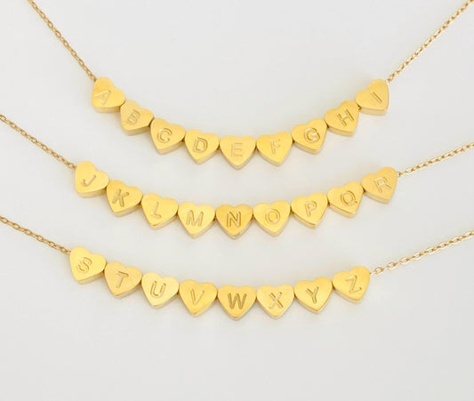 White Freshwater Pearl Bracelet with Heart Initial Charm • Personalized Pearl Jewelry Gift for Women