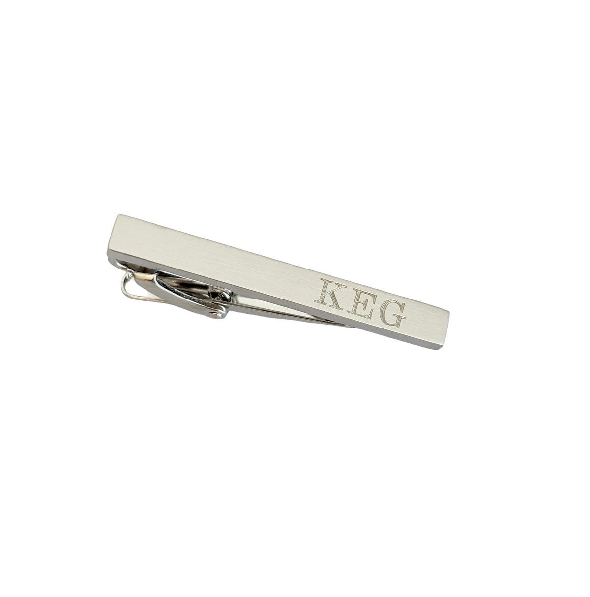 Personalized Short Tie Clip • Polished or Matte Finish