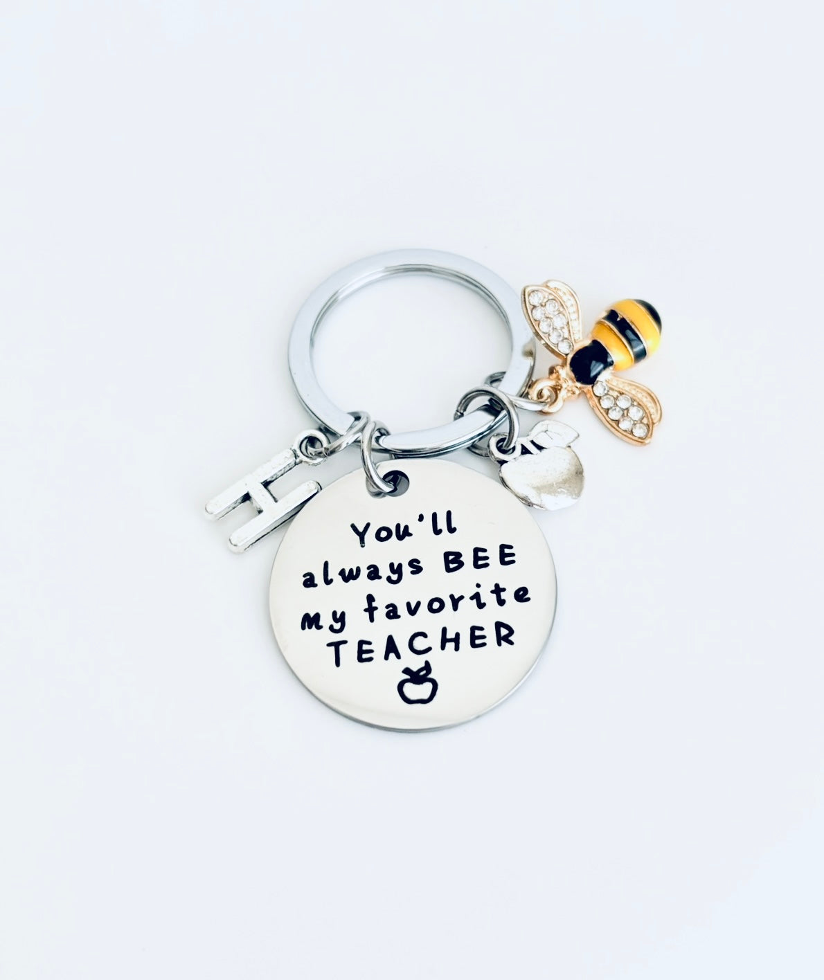 Personalized Teacher Appreciation Keychain