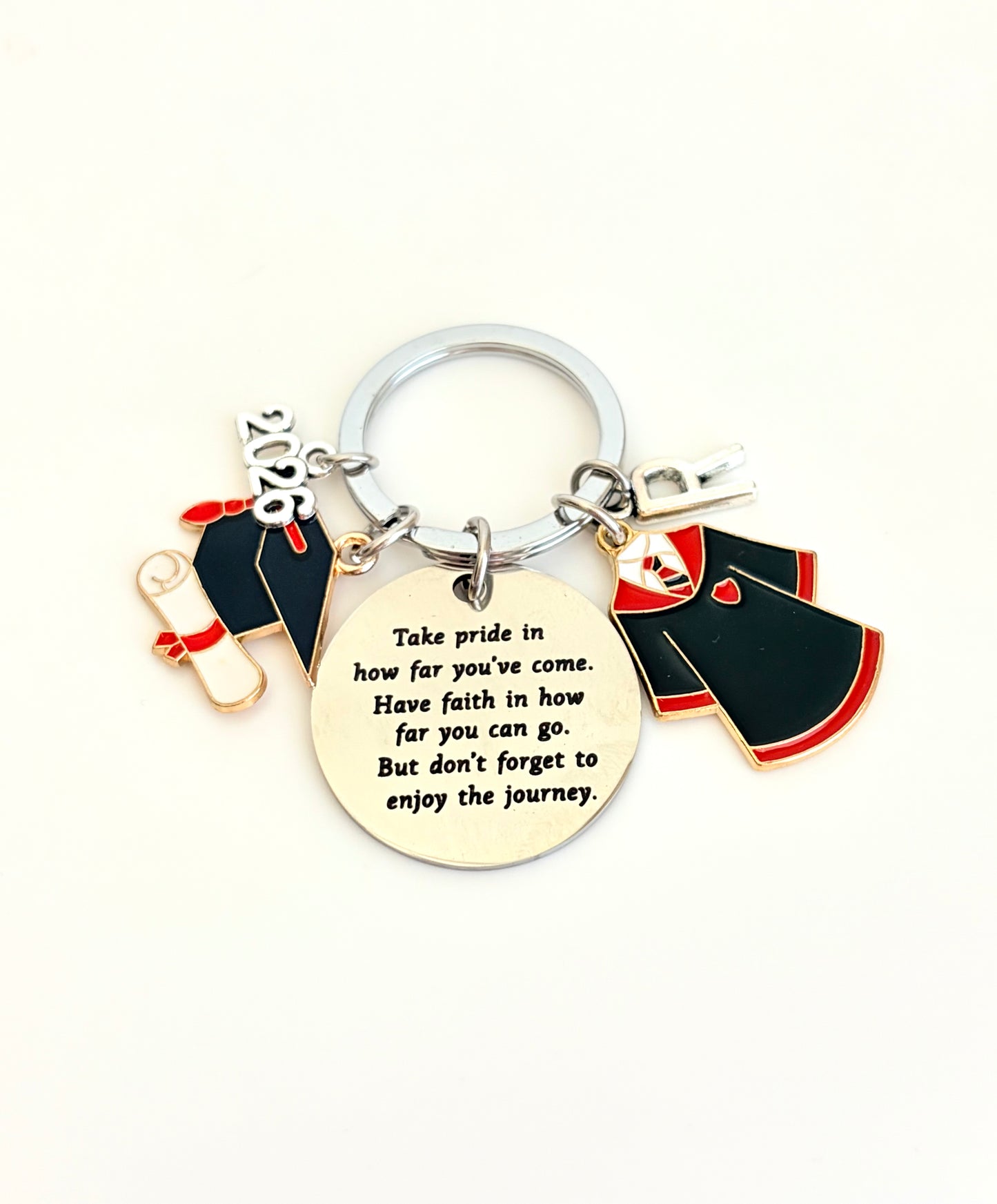 Personalize Graduation Inspirational Keychain