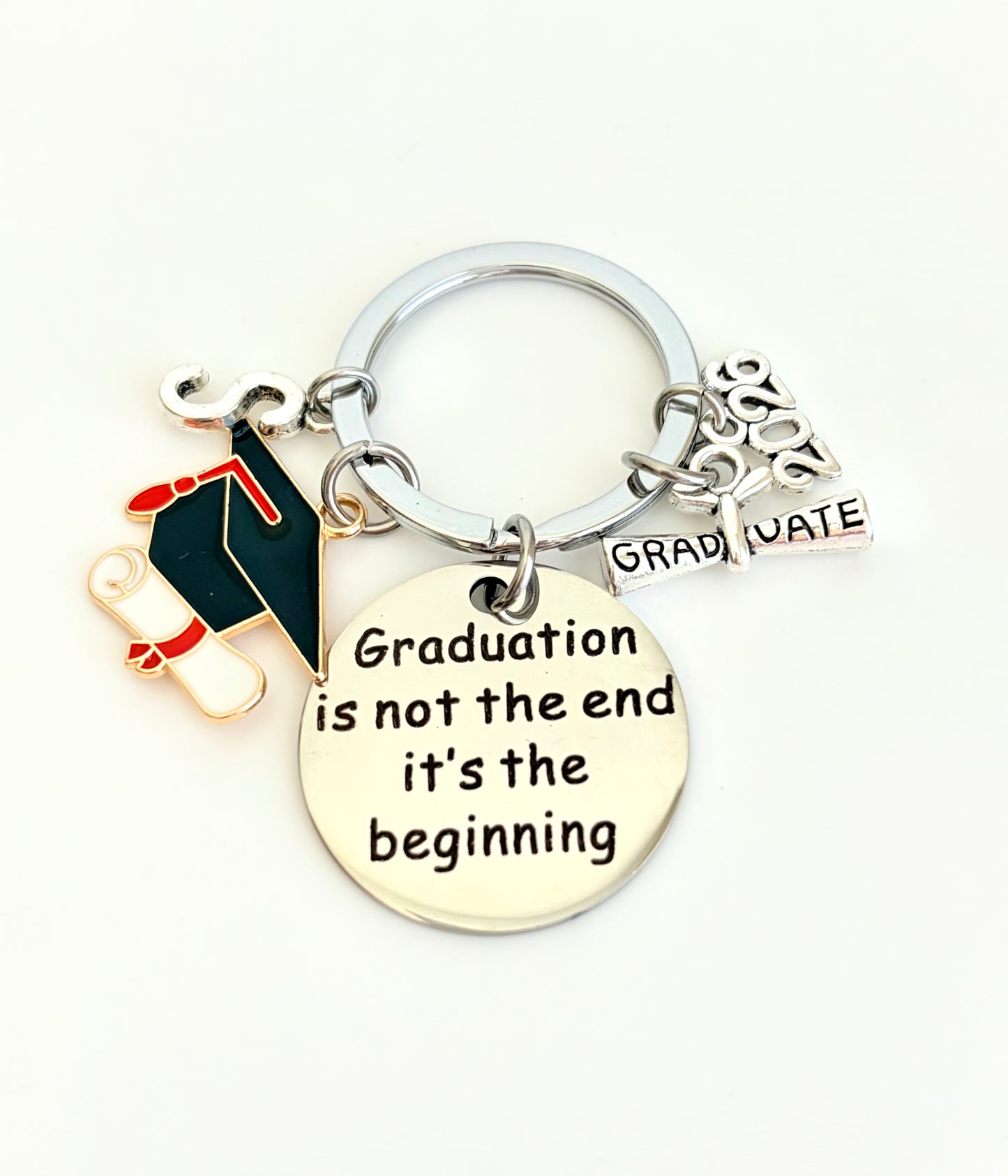 Personalized Graduation Keychain • Class of 2026 Graduate Gift