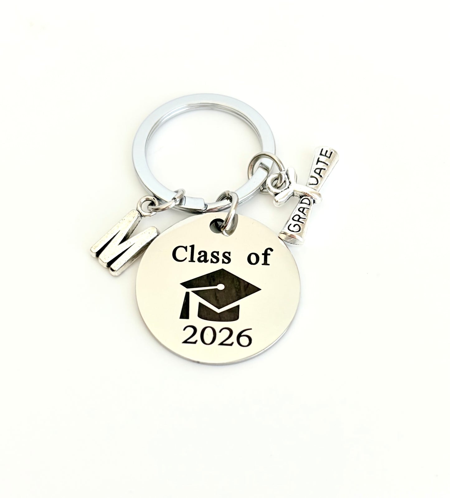 Personalized Class of 2026 Keychain • Graduation Gift