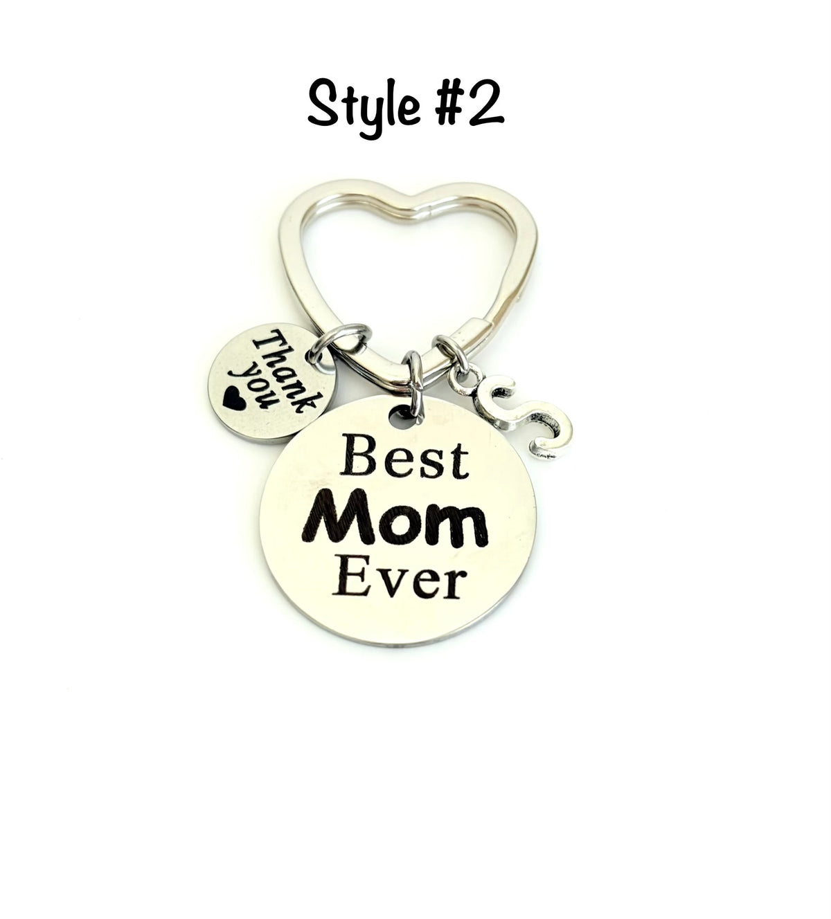 Personalized Best Mom Keychain