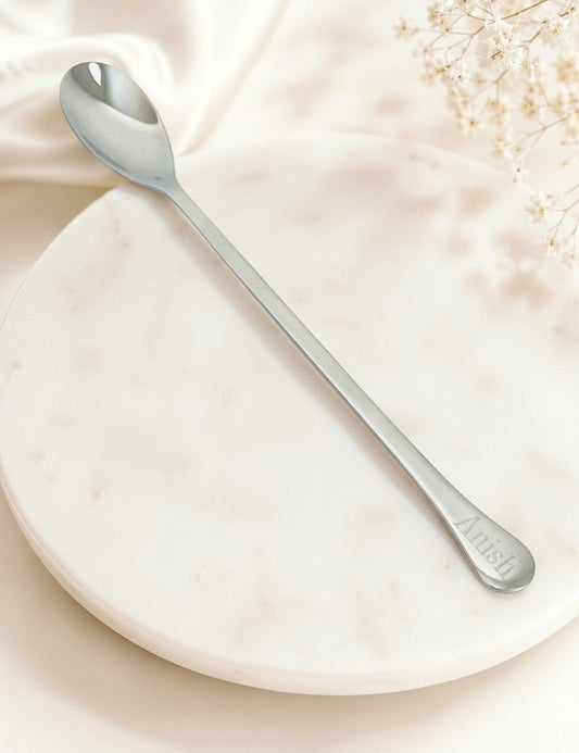 Personalized Stainless Steel Long Handle Coffee Spoon