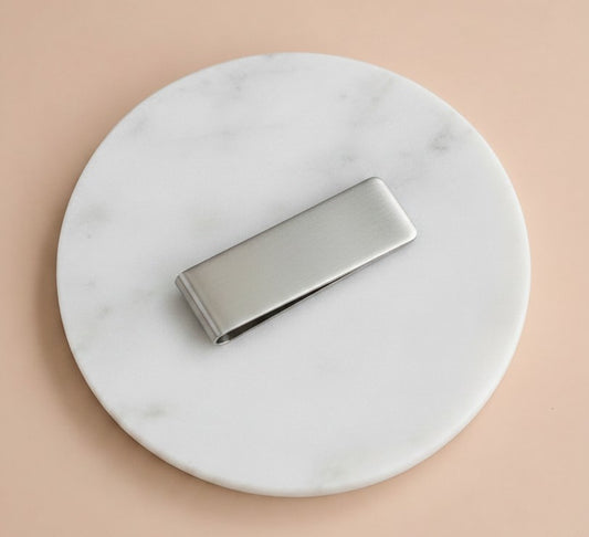 Personalized Stainless Steel Money Clip Holder