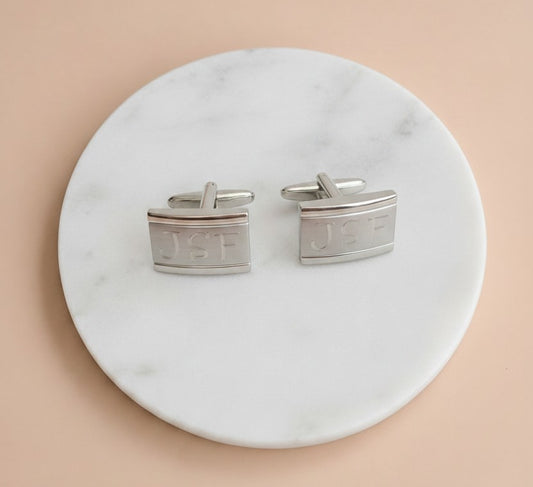 Personalized Rectangle Cufflinks