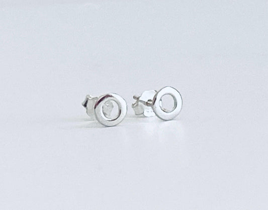 Tiny Kisses Stud Earrings • Sterling Silver, Gold Over Sterling Silver, or Rose Gold Over Sterling Silver