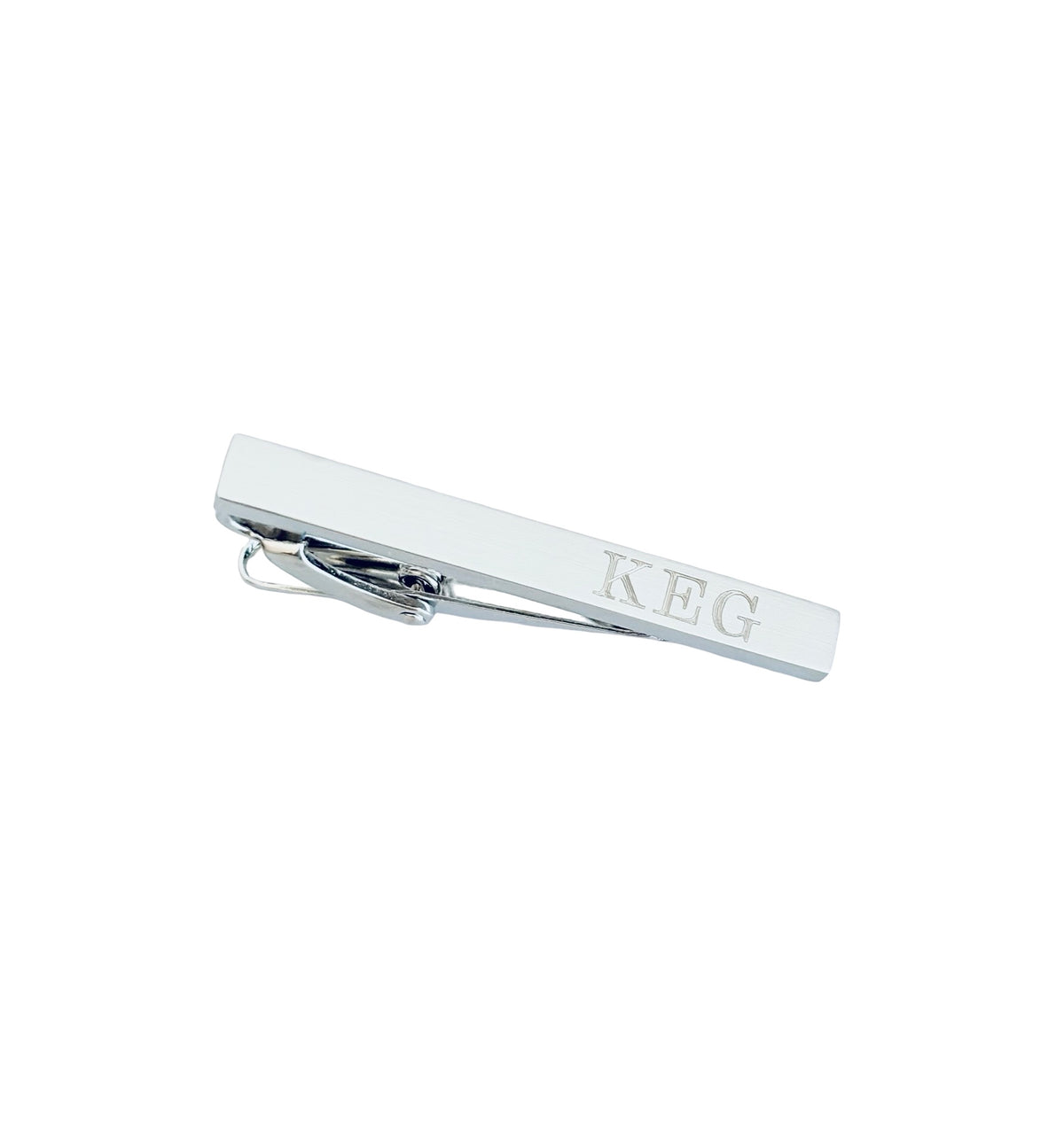 Personalized Short Tie Clip • Polished or Matte Finish