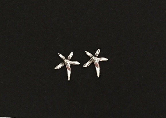 Sterling Silver Starfish Stud Earrings • Ocean Inspired Beach Jewelry
