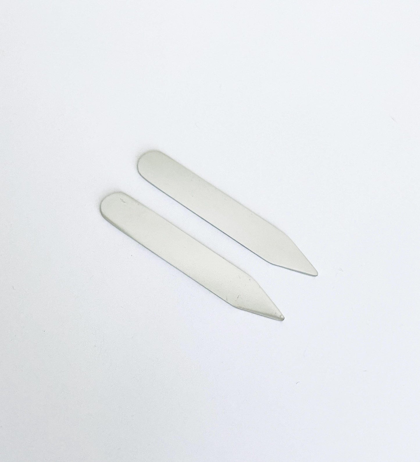 Personalized Stainless Steel Collar Stays • Custom Engraved Metal Shirt Stays for Men, Wedding & Groomsmen Gift