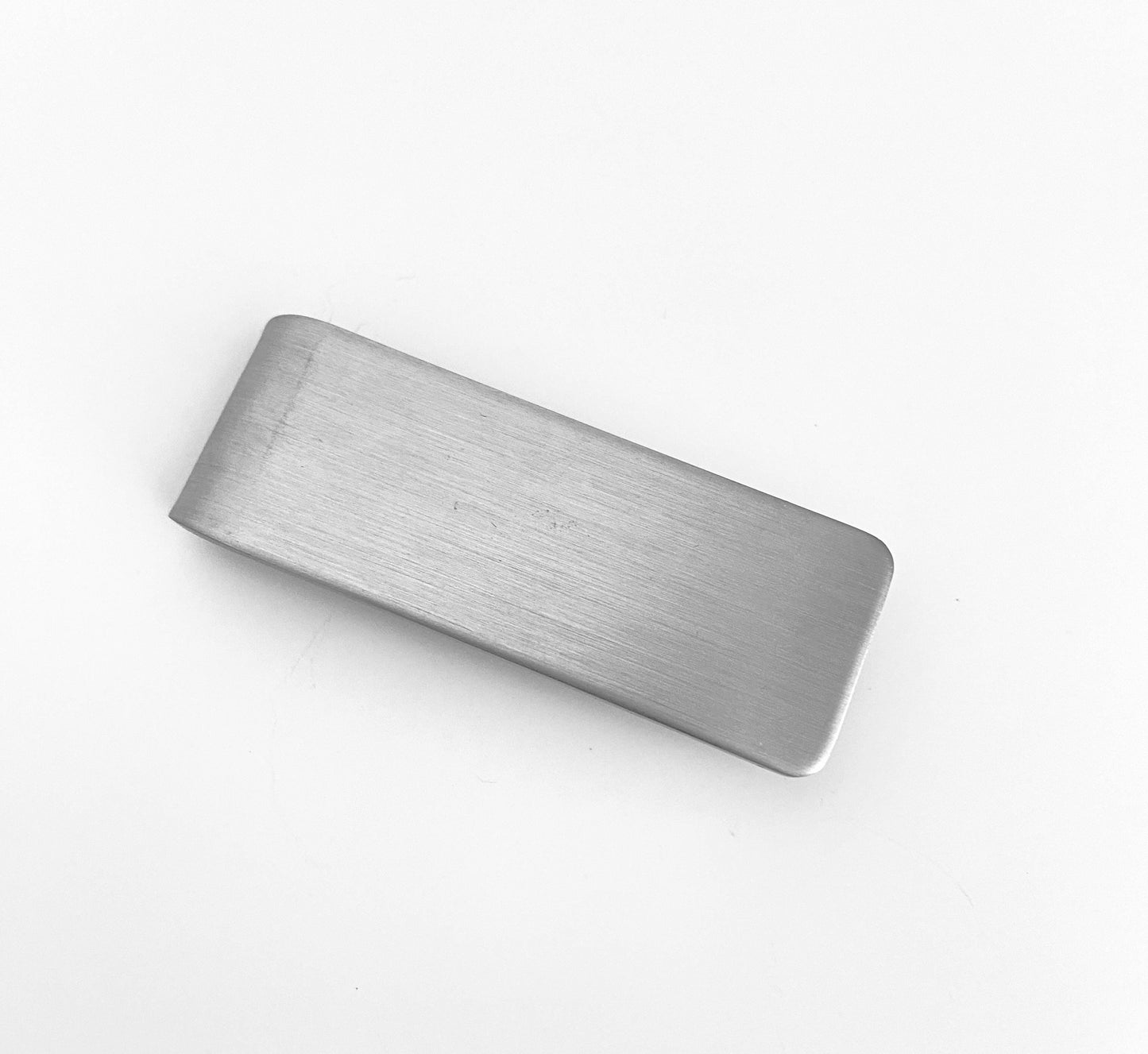 Personalized Stainless Steel Money Clip • Custom Engraved Slim Metal Cash Holder for Men Gift