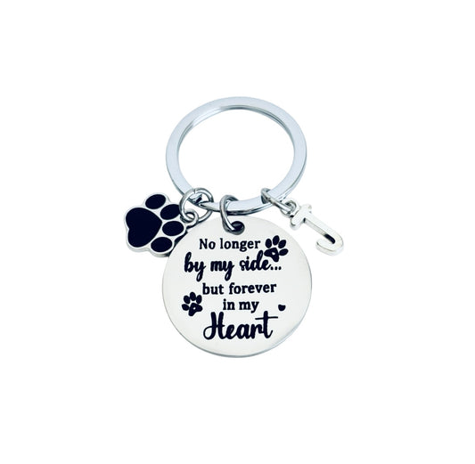 Personalized Pet Memorial Keychain • Pet Loss Sympathy Gift
