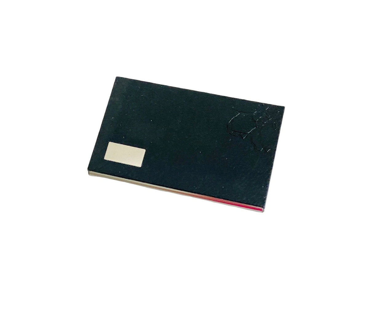 Personalized Faux Leather Business Card Holder • Red or Black