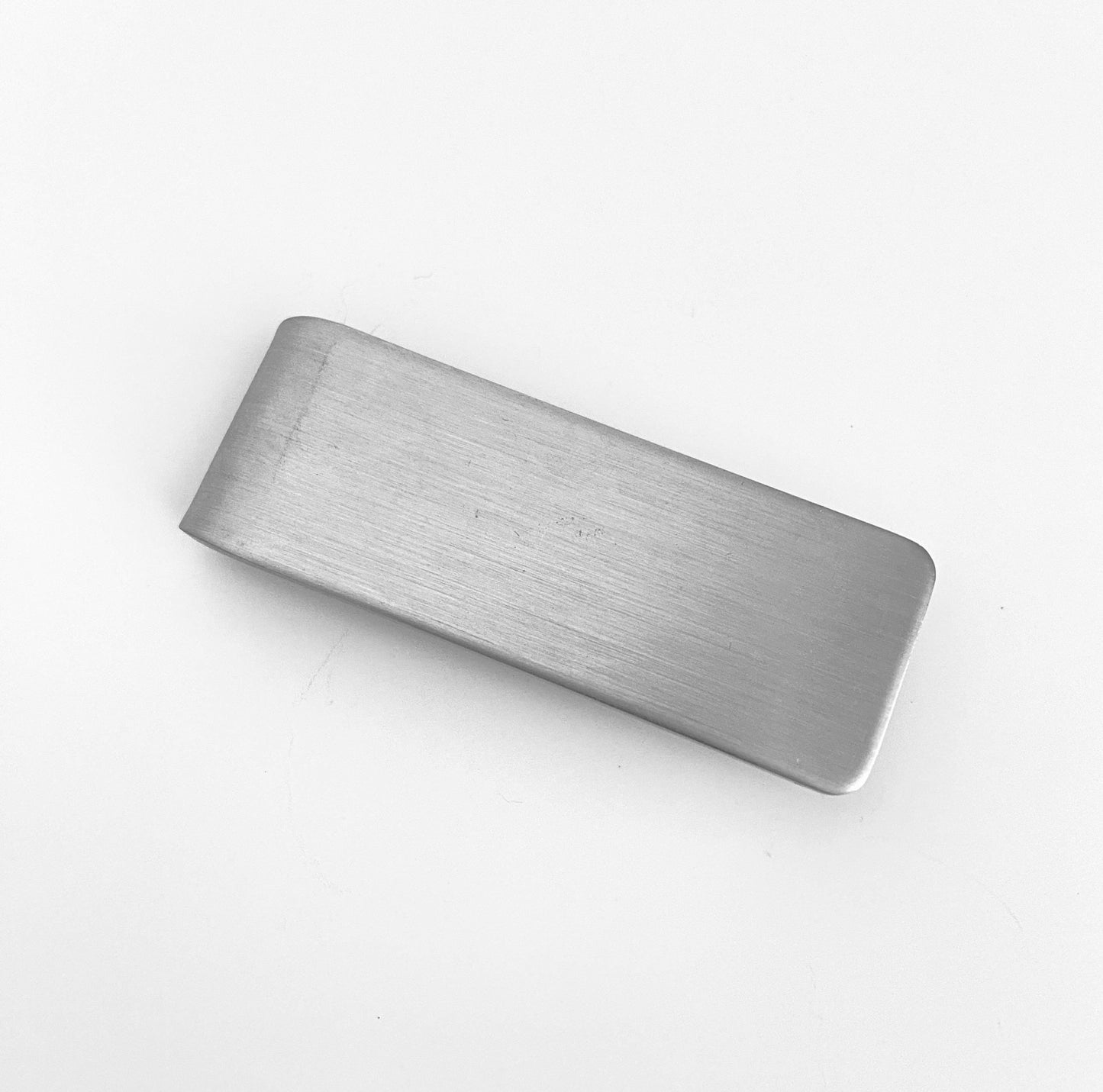 Personalized Stainless Steel Money Clip • Custom Engraved Slim Metal Cash Holder for Men Gift