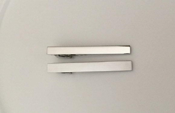 Personalized Long Tie Clip • Custom Engraved Tie Bar for Men, Wedding & Groomsmen Gift