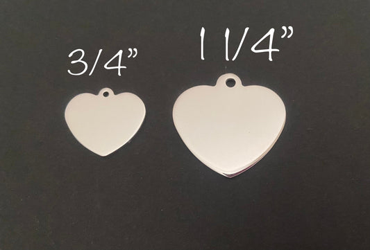 Personalized Heart Charm Key Chain • Custom Engraved Stainless Steel Love Keychain