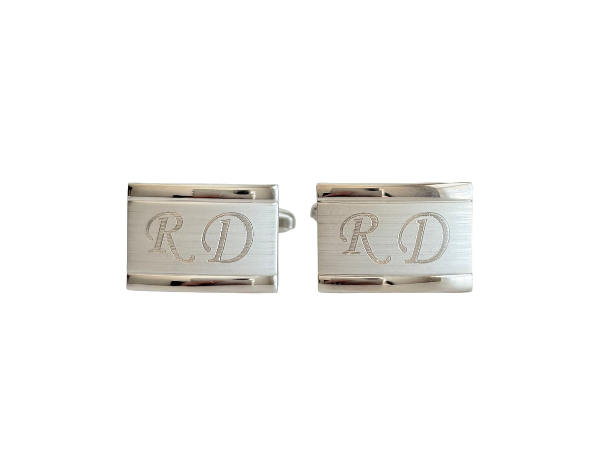 Personalized Rectangle Cufflinks