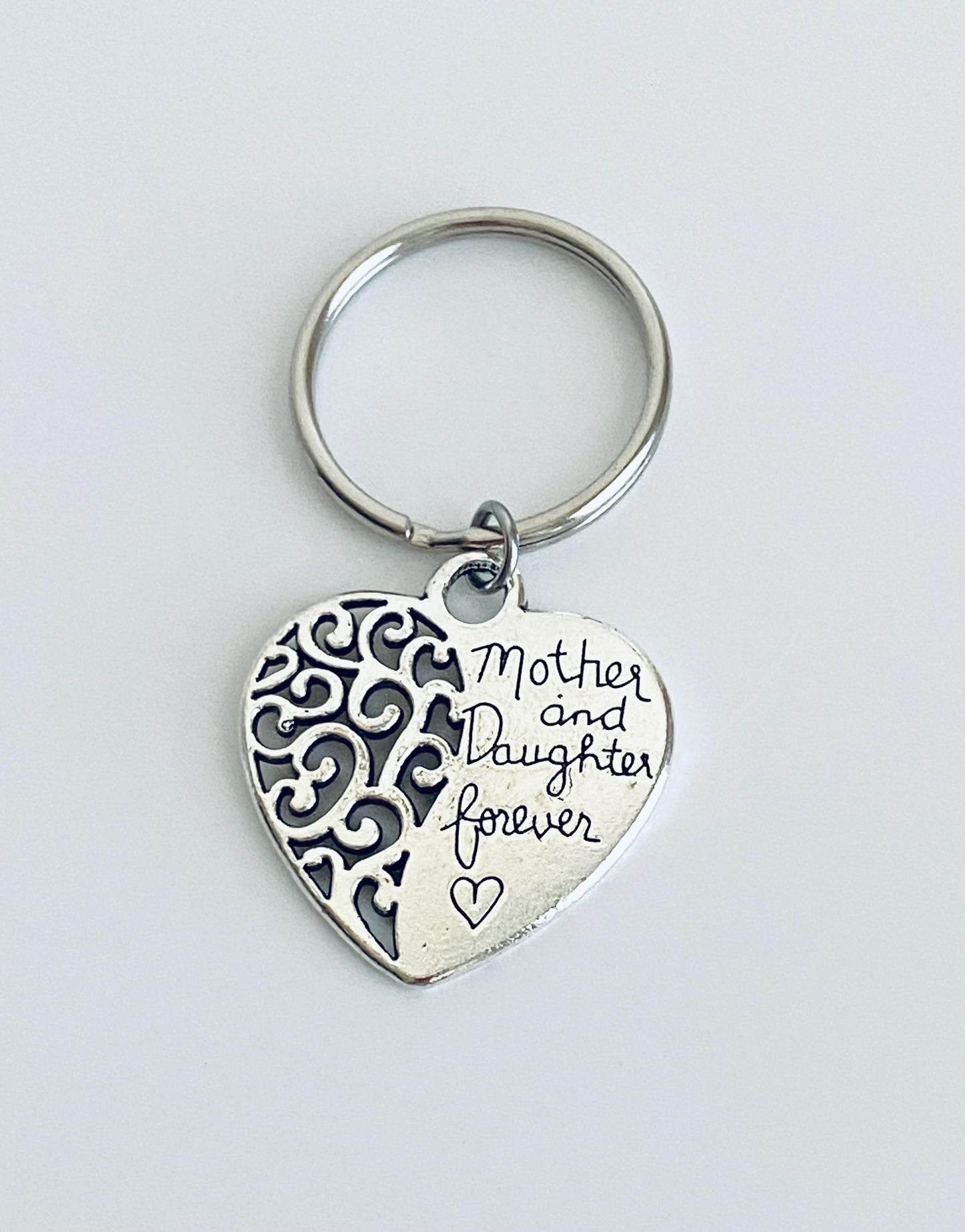 Mom Daughter Key Chain • Family Gift