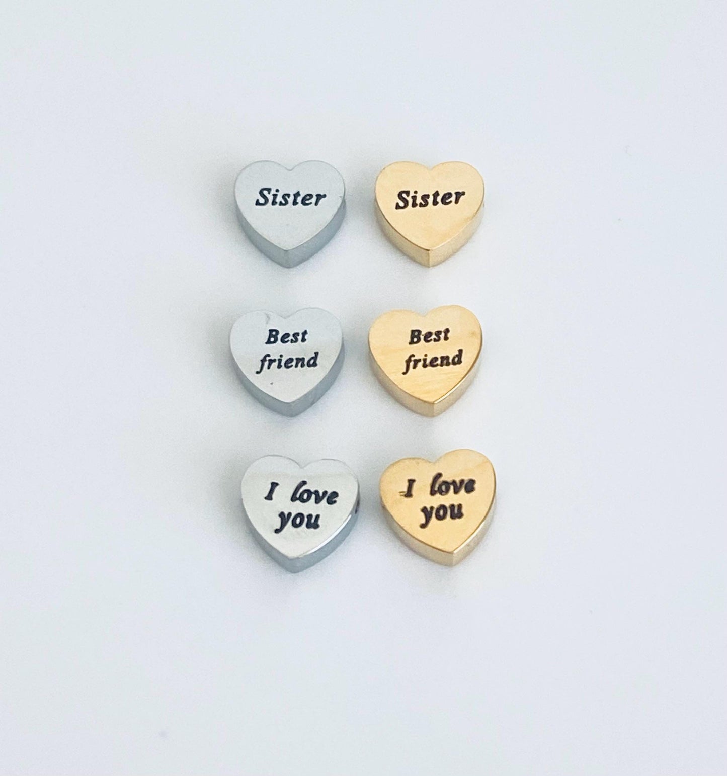 Personalized Small Heart Necklace • Gift for Wife. Sisters. Best Friends