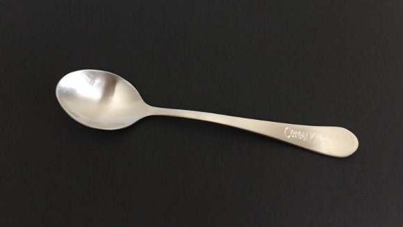 Personalized Stainless Steel Matte Flatware Gift Set • Custom Engraved Knife, fork and spoon