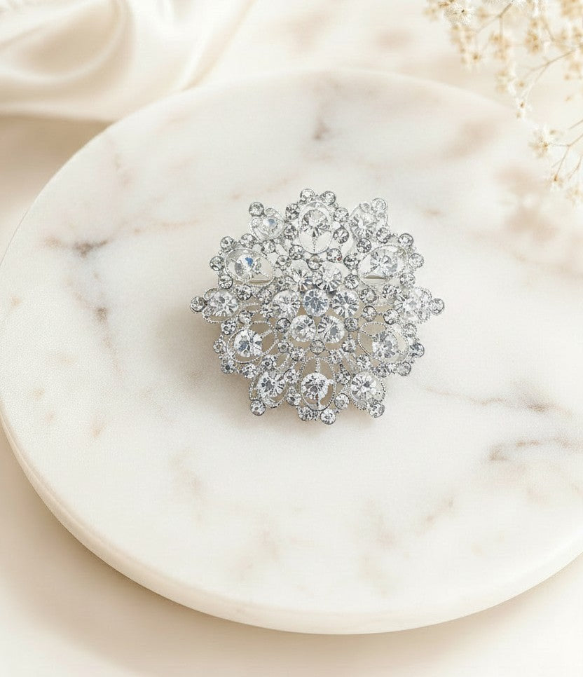Rhinestone Brooch