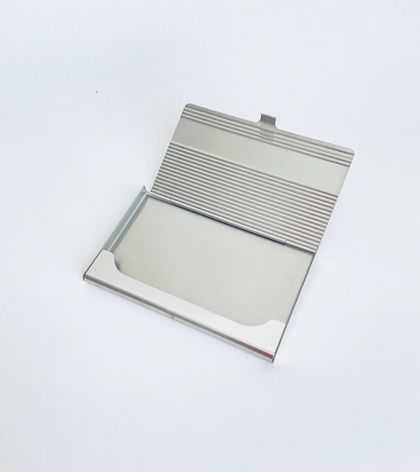 Personalized Business Card Holder • Custom Engraved Metal Business Card Case