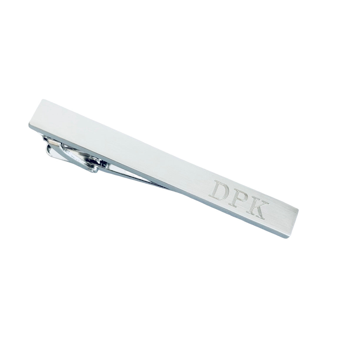 Personalized Long Tie Clip • Polished & Matte Finish