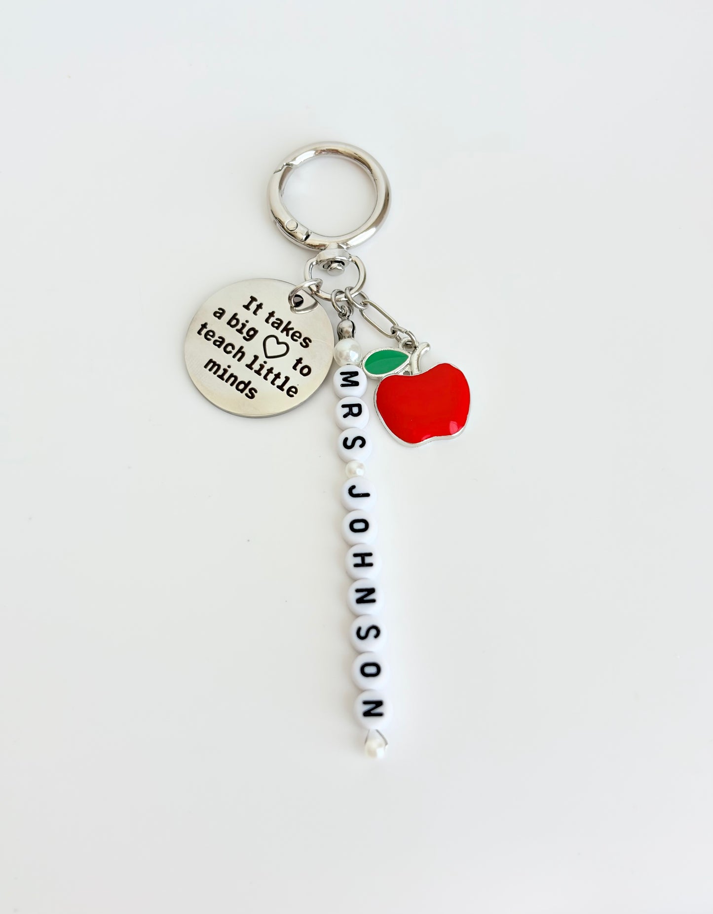 Personalized Teacher Bag Charm