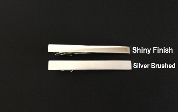 Personalized Long Tie Clip • Custom Engraved Tie Bar for Men, Wedding & Groomsmen Gift