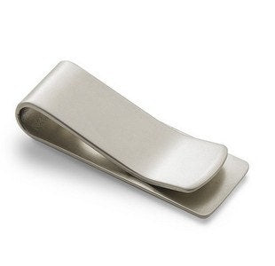 Personalized Stainless Steel Money Clip • Custom Engraved Slim Metal Cash Holder for Men Gift