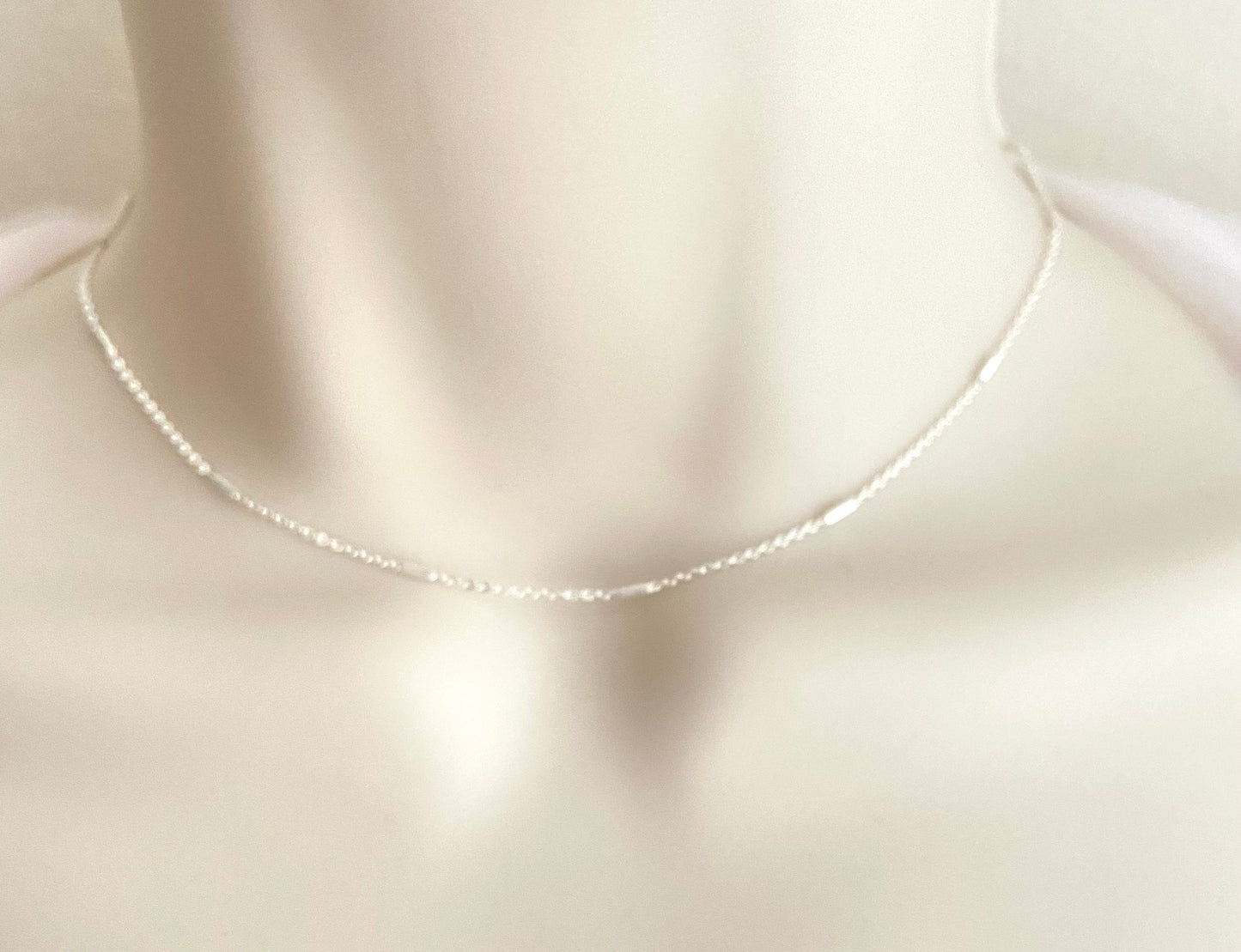 Sterling Silver Chain Necklace • Classic 925 Silver Chain, Minimalist Everyday Necklace