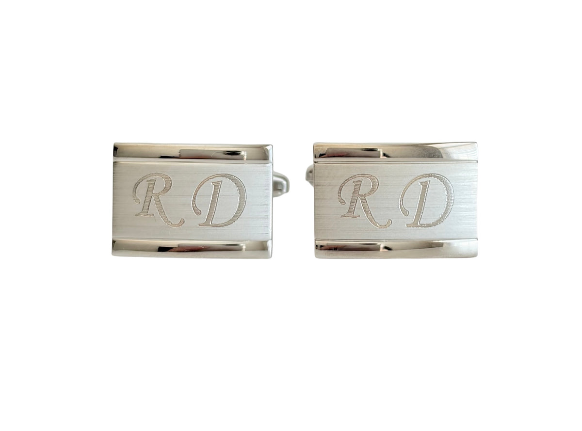 Personalized Rectangle Cufflinks