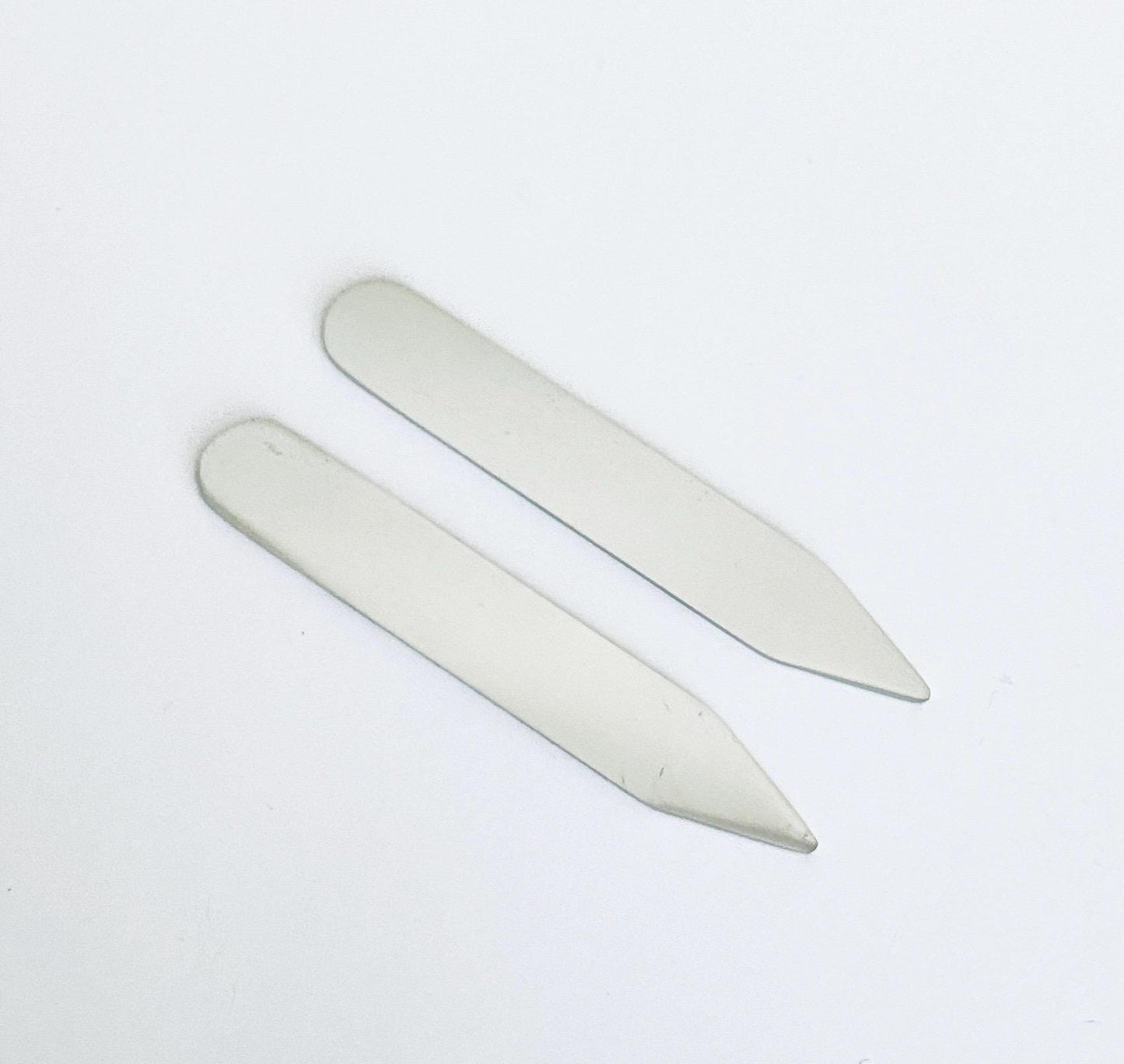 Personalized Stainless Steel Collar Stays • Custom Engraved Metal Shirt Stays for Men, Wedding & Groomsmen Gift