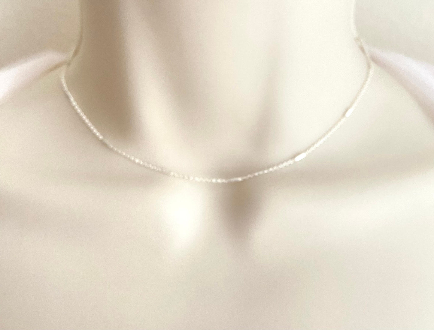Sterling Silver Chain Necklace • Classic 925 Silver Chain, Minimalist Everyday Necklace