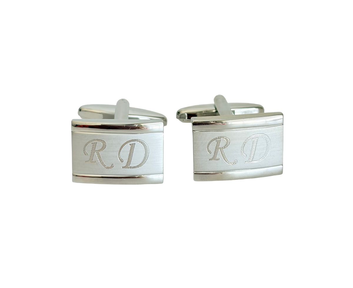 Personalized Rectangle Cufflinks