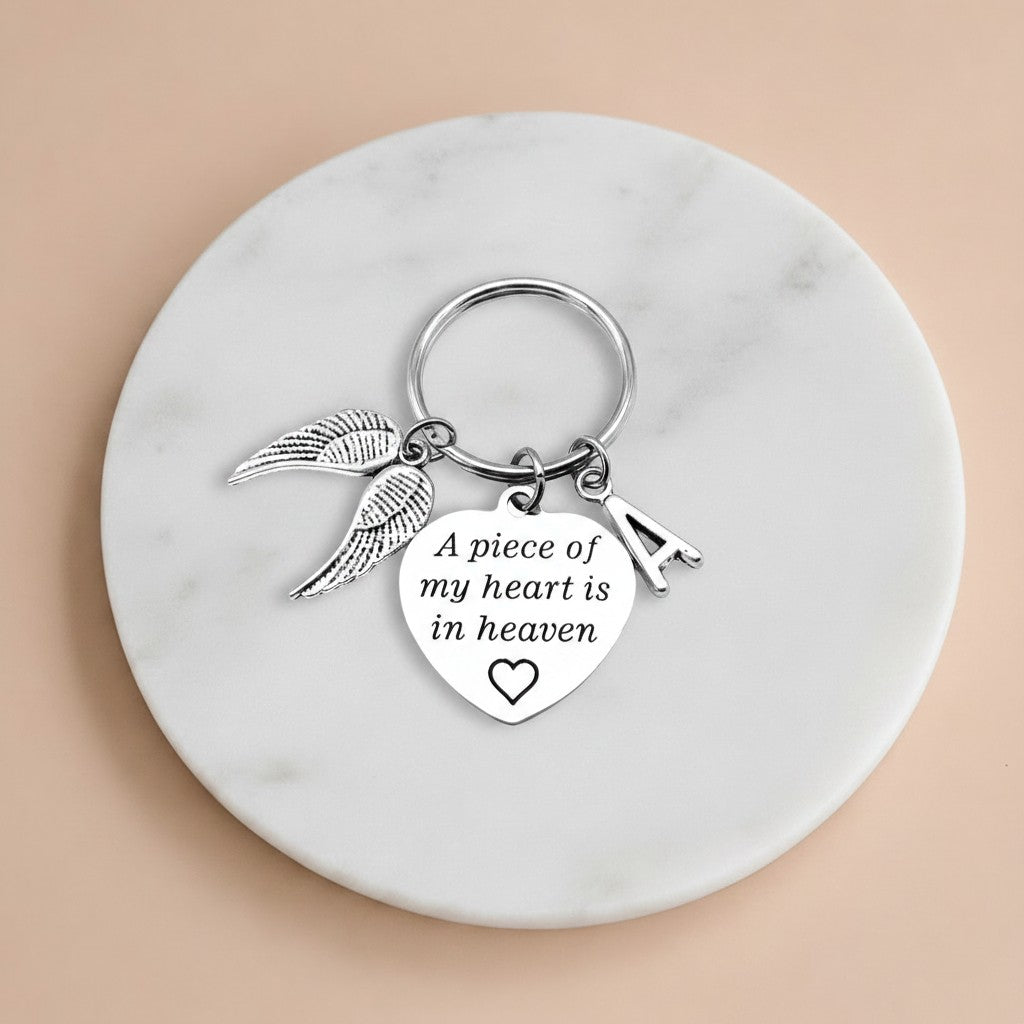 Personalized Memorial Keychain • Sympathy Gift