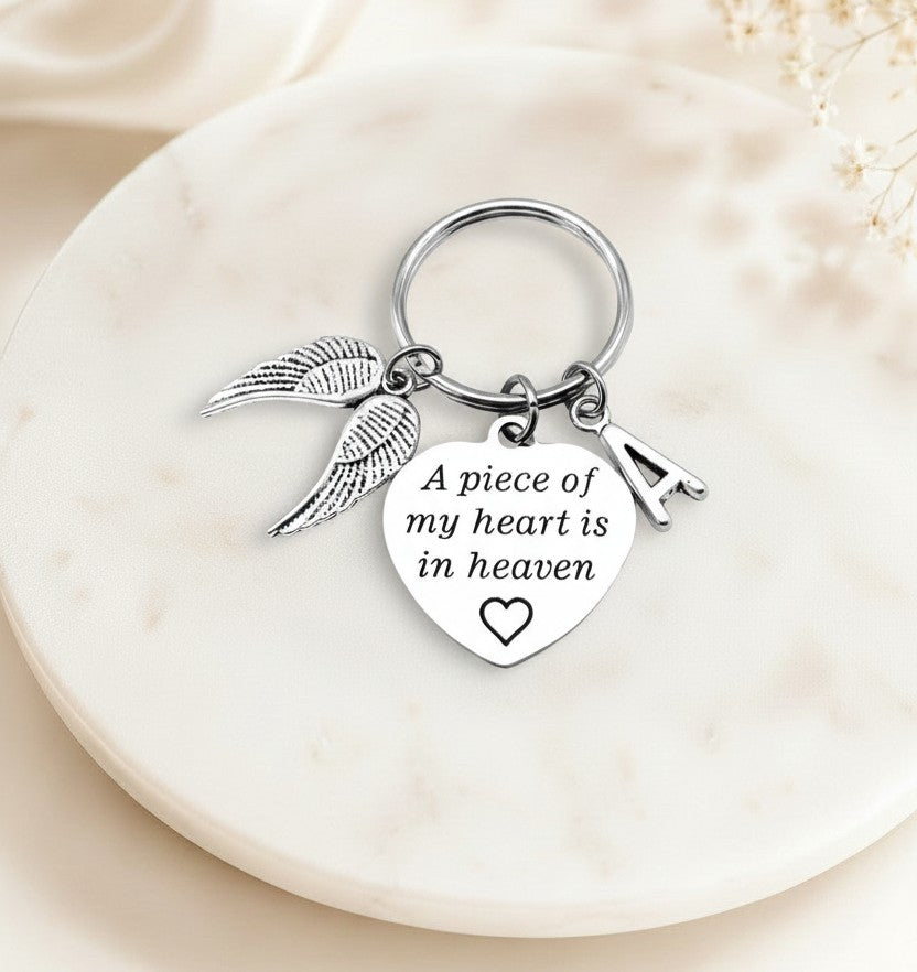 Personalized Memorial Keychain • Sympathy Gift