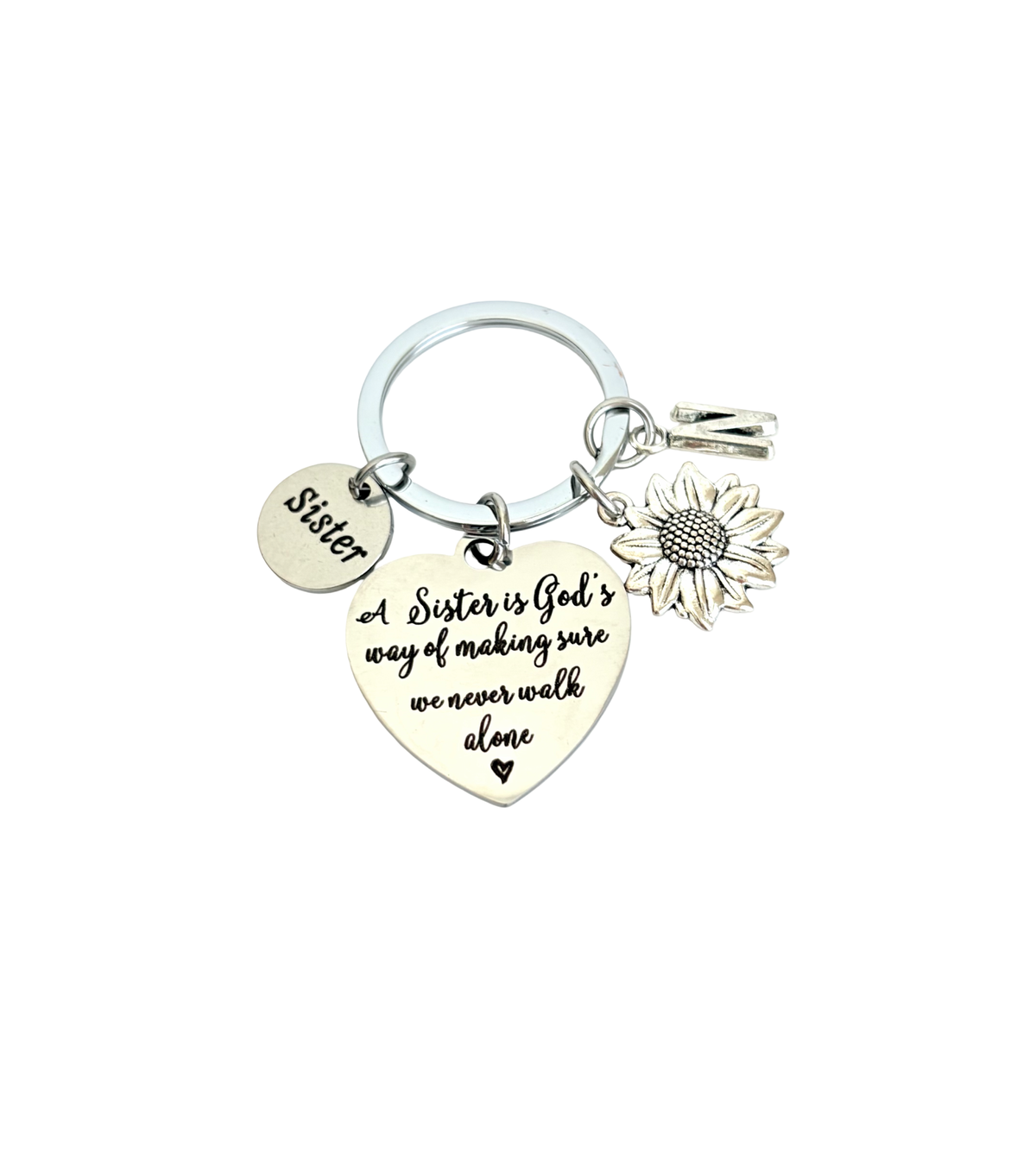 Personalized Sister Keychain