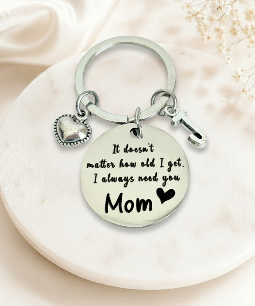 Personalized Mom Keychain