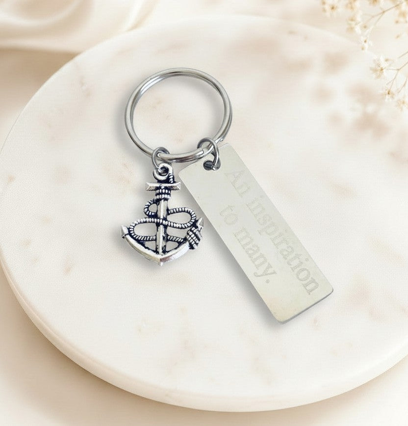 Personalize Anchor Keychain