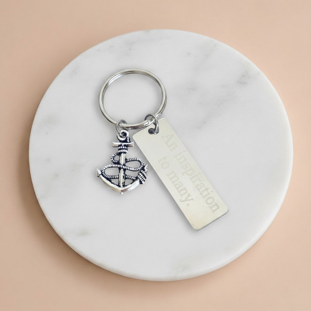 Personalize Anchor Keychain