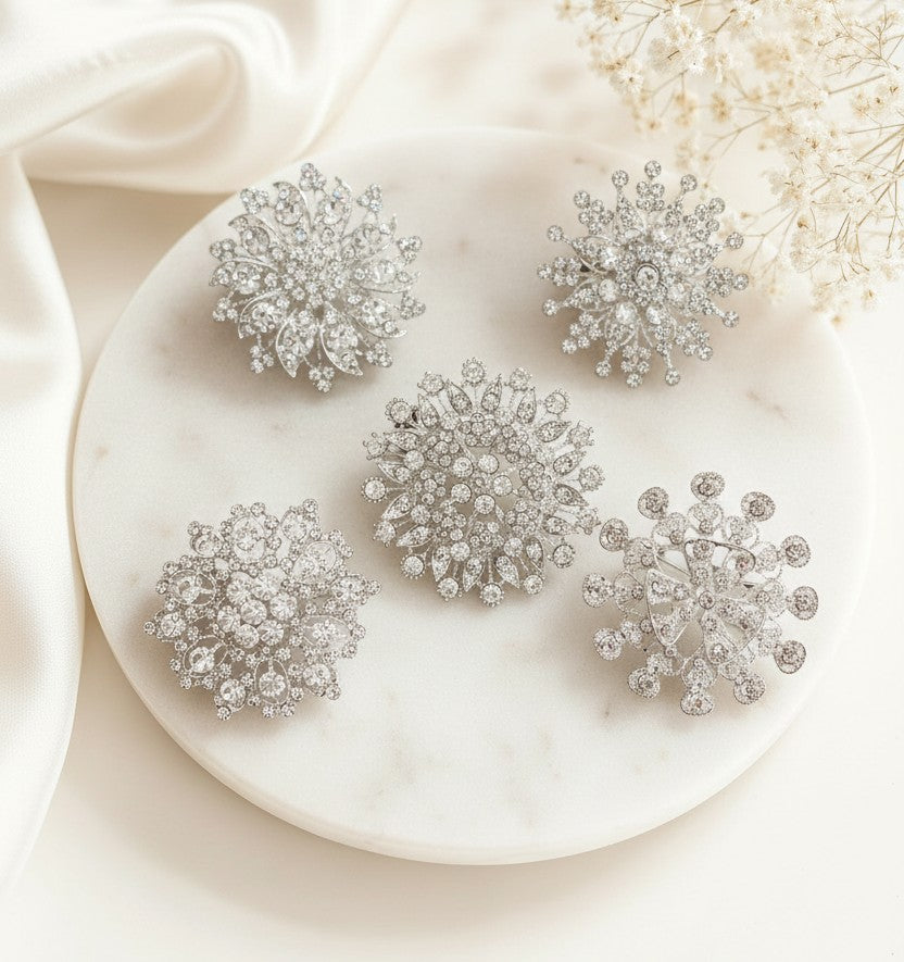 Rhinestone Brooch