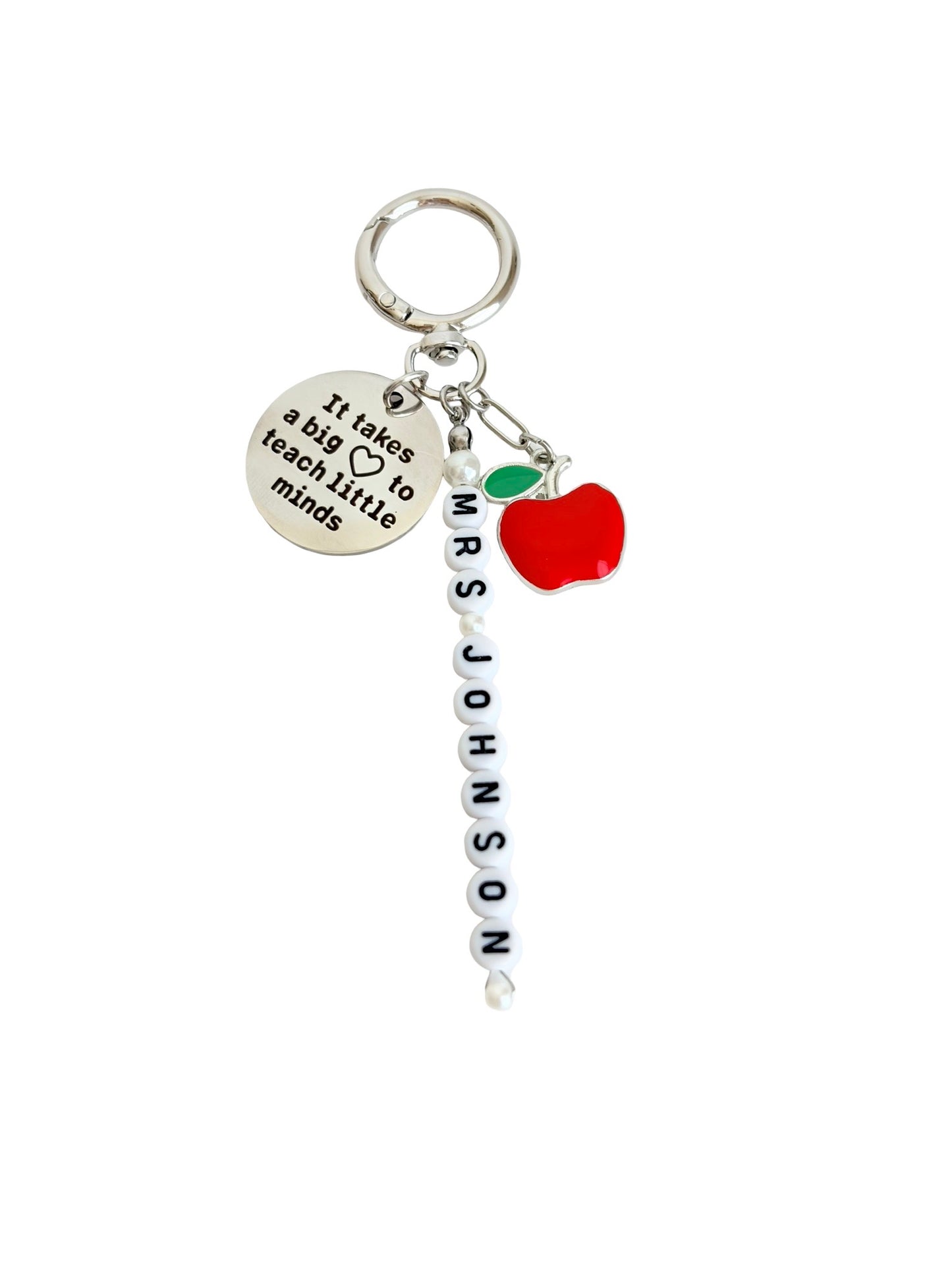 Personalized Teacher Bag Charm
