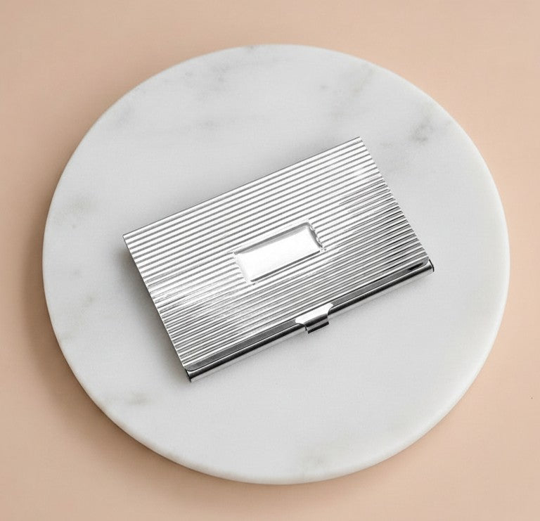 Personalized Metal Business Card Holder