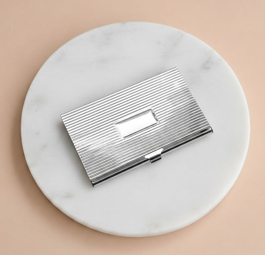 Personalized Metal Business Card Holder