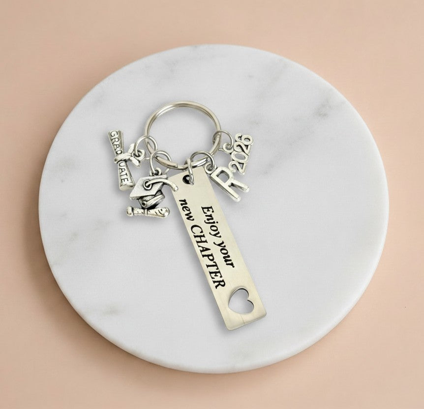 Personalized Graduation Keychain