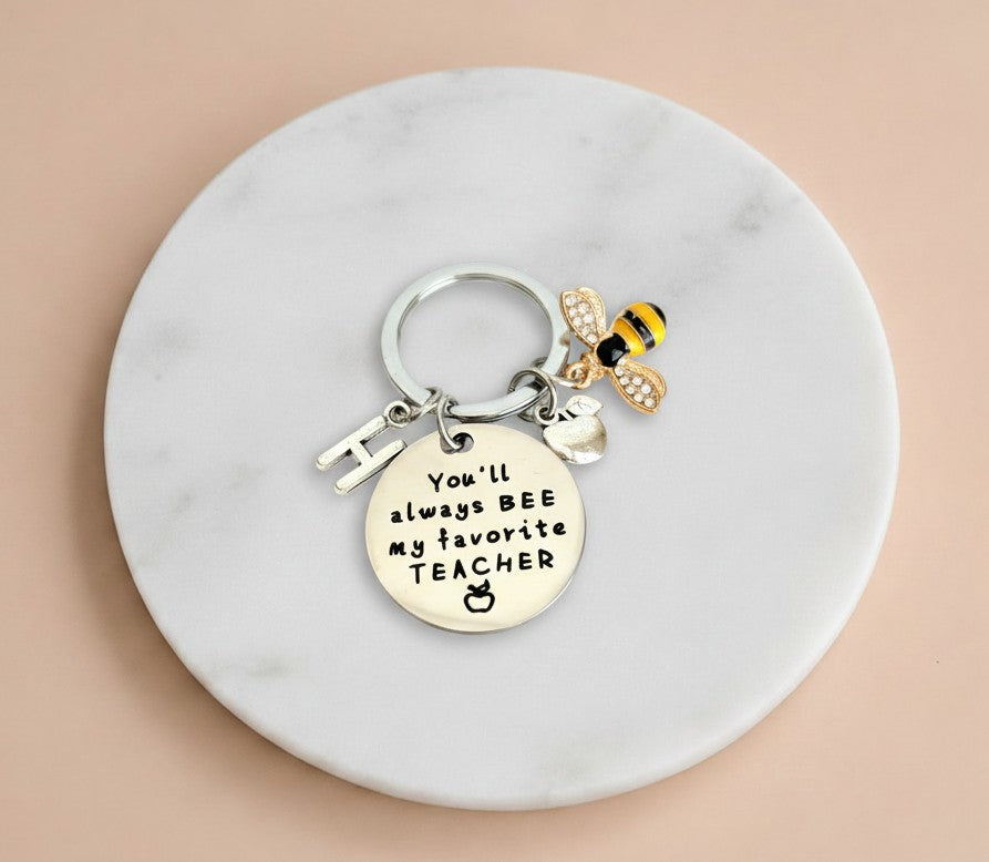 Personalized Teacher Appreciation Keychain