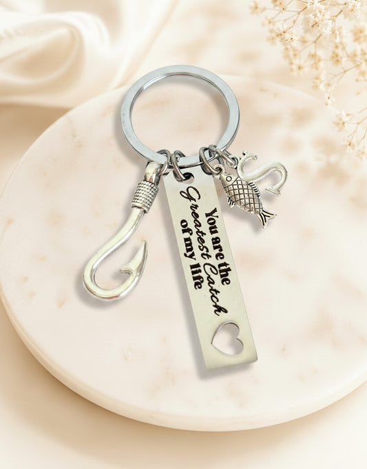 Personalized Fishing Keychain