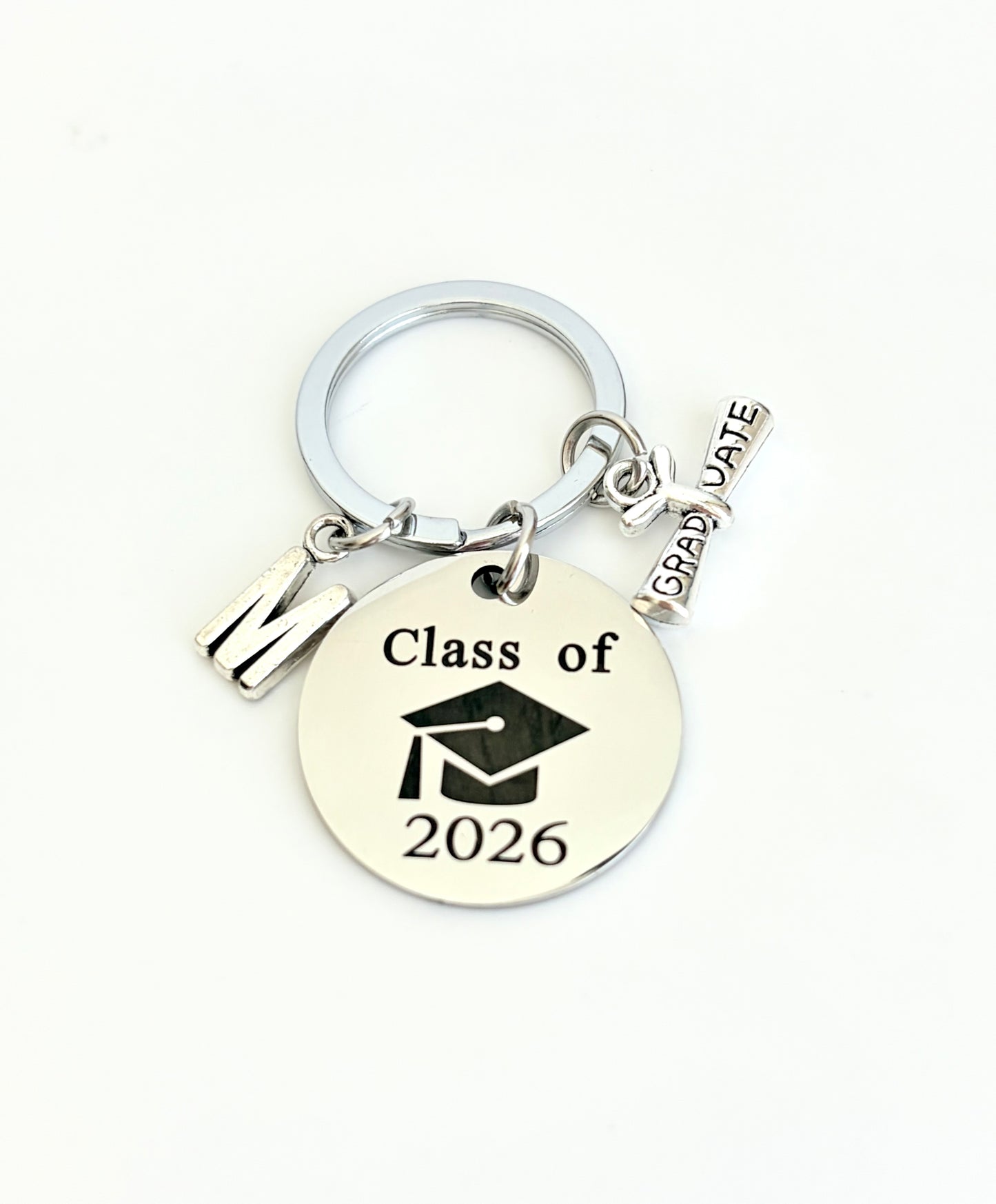 Personalized Class of 2026 Keychain • Graduation Gift