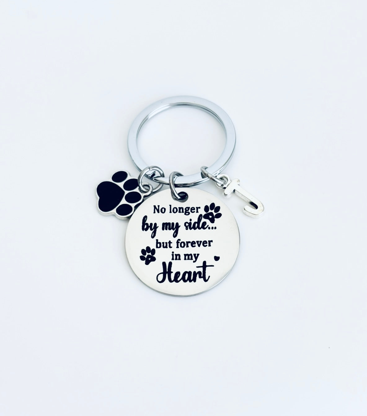 Personalized Pet Memorial Keychain • Pet Loss Sympathy Gift